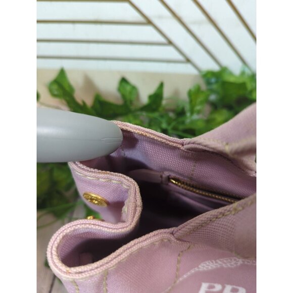 PRADA 1BG439 CANAPA 2Way Hand Bag ALABASTRO Light Pink WITH STRAP - Picture 4 of 15